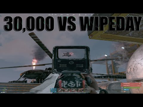 Видео: THE LUCKIEST 30,000 HOURS TRIO on WIPEDAY - RUST | РАСТ