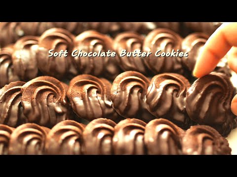 Видео: Мягкое шоколадно-масляное печенье/печенье Kipferl/шоколадное печенье