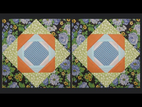 Видео: Лоскутное шитье. Блок - "Ананас" (Pineapple)
