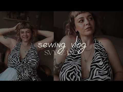 Видео: Швейный влог | Шью топ Samira от HelperSew | Летний топ с открытой спиной