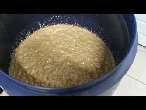 Видео: Ржаное хлебное вино. Ржаной дистиллят. Рожь застольная на короткой насадочной колонне.