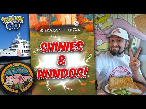 Видео: Ловля шайни и хундо в японском городе Слоупоков! (Pokémon GO)