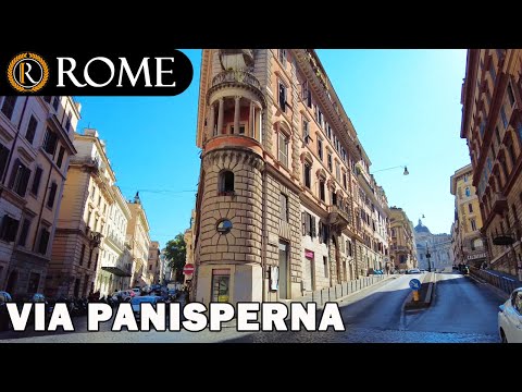 Видео: Рим Италия ➧ Виа Панисперна ➧ Экскурсия с гидом [4K Ultra HD]