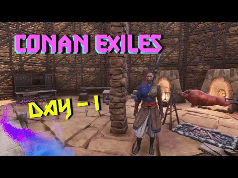 Видео: CONAN EXILES - Выживание день 1. Первая постройка и основа. (2024)