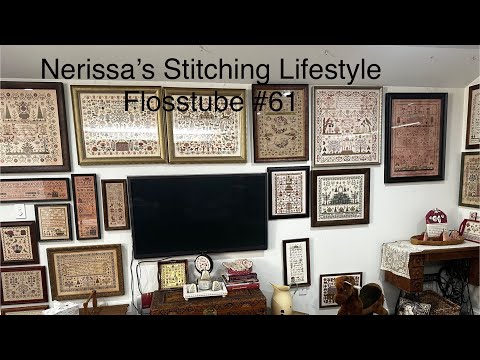 Видео: Образцы Flosstube #61 и рождественский стилист.