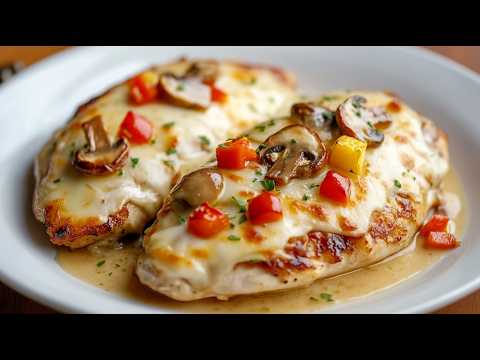 Видео: Ужин через 20 минут! Куриное филе в духовке с грибами и овощами - просто и потрясающе!