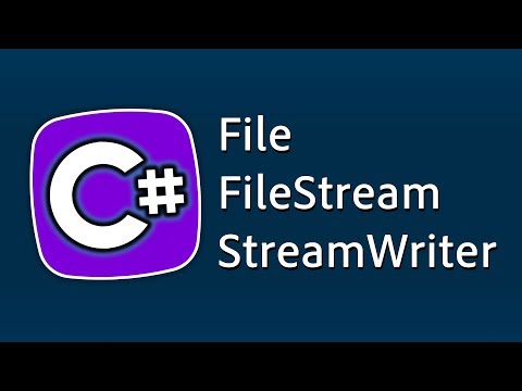 Видео: Уроки C# – File, FileStream, StreamWriter – работа с файлами, копирование, перемещение, запись – C#