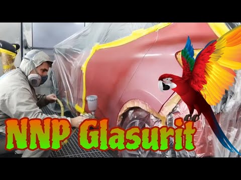 Видео: Начин на преливане на трислойна червена перла. Предимството му и за точен цвят и за следващ ремонт