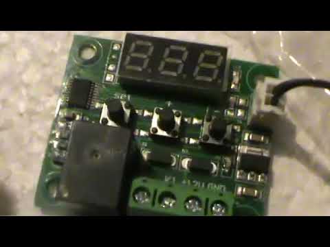 Видео: термодатчик зеленый w1209