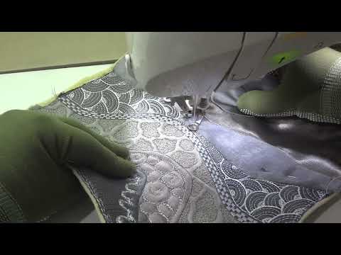 Видео: 6 . Заготовка серого кошелька, стежка полукруги.