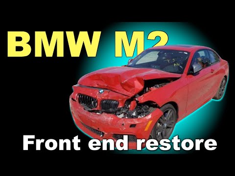 Видео: BMW M2 F22. Front end restore. Ремонт переда.