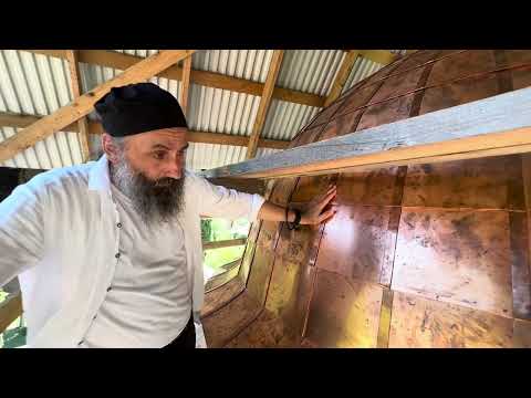 Видео: Реставрация купола скита св. Иоанна Крестителя в Анхуа