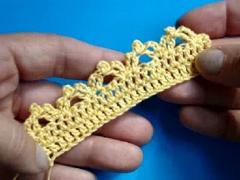 Видео: Вязание крючком Урок 262 Кайма  crochet edging