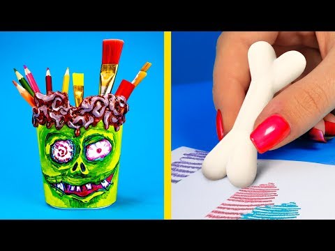 Видео: Зомби-канцелярия – 14 идей!