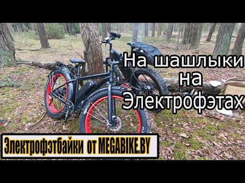 Видео: ⚡️На шашлыки на электрофэтах. Электрофэтбайки от Megabike.by.