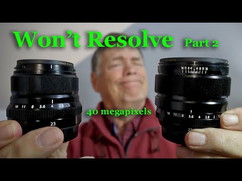Видео: НЕ РАЗРЕШАЕТ 40 МП, Fuji 23 f2 и f1.4R в сравнении