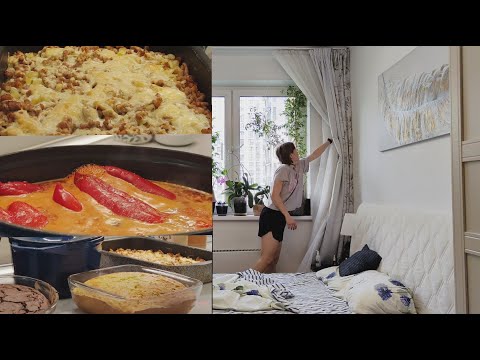 Видео: Рецепты пирогов из кабачка, макаронная запеканка, фаршированные перцы | Мощная уборка | Прогулка
