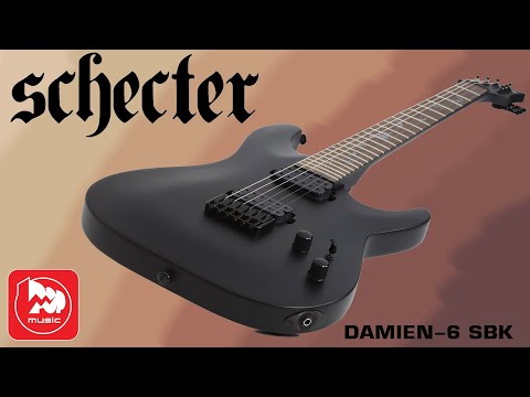 Видео: Электрогитара Schecter Damien-6 (хамбакеры и push-pull)