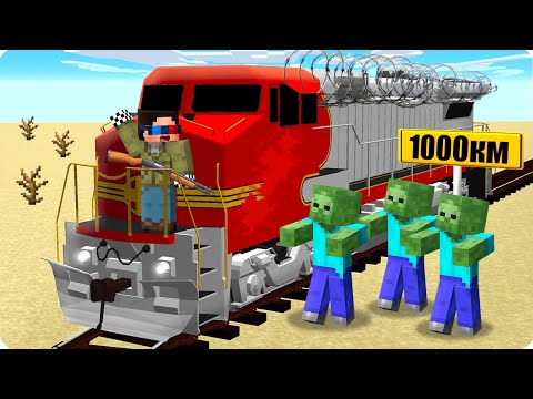 Видео: ☣️БЕСКОНЕЧНАЯ ЖЕЛЕЗНАЯ ДОРОГА ЗОМБИ В МАЙНКРАФТ! ШЕДИ DEAD RAILS MINECRAFT