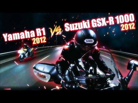 Видео: ЗАРУБА Suzuki GSX-R 1000 L2 vs Yamaha R1 vs Suzuki GSX-R 1000 K7