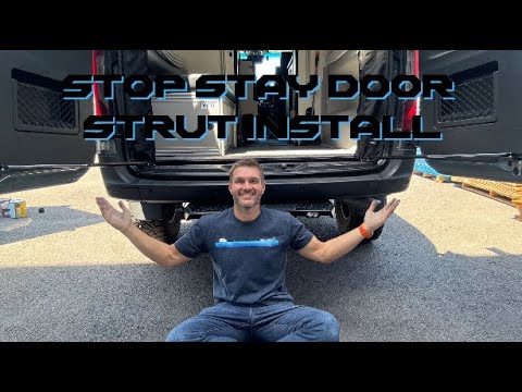 Видео: Установка стоек дверей Owl/CAV Stop Stay Sprinter