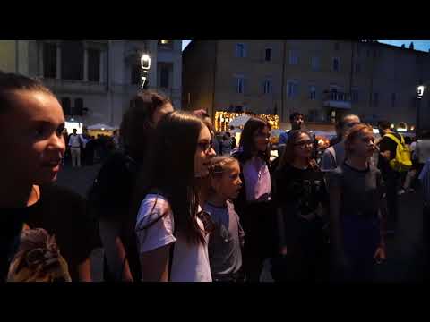 Видео: Рим площадь Камчатский хор - Ах ты степь