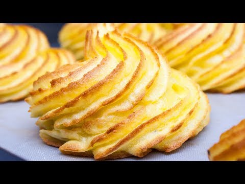 Видео: Картофель "Герцогиня" на праздничный стол!    Оригинальный гарнир из картофеля!