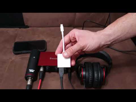 Видео: Как подключить USB-аудиоинтерфейс к iPhone