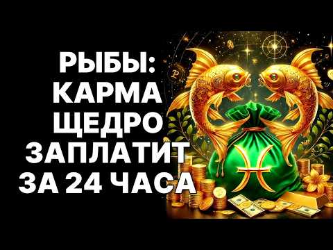Видео: 🤑🐟РЫБЫ: ВАША КАРМА ВЫПЛАЧИВАЕТ МИЛЛИОНЫ! 😨🔴УСПЕЙТЕ ЗА 24 ЧАСА❗