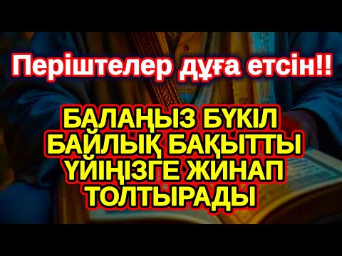 Видео: Үйіңізге үлкен сый келеді қуанышпен бақытқа толады,Алла отбасыңызға береке берсін