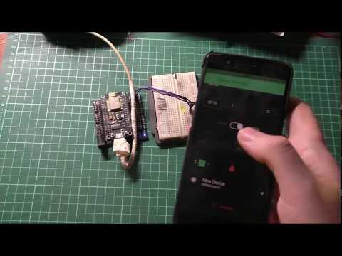 Видео: Управление светодиодом через приложение Blynk и NodeMCU