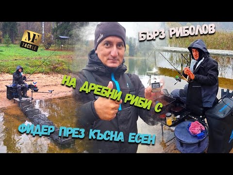 Видео: Бърз РИБОЛОВ на дребни риби с ФИДЕР през есента - FEEDER Fishing For Roach