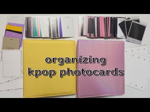 Видео: Первая организация биндеров Bts и Blackpink ^_^ organizing kpop photocards-1