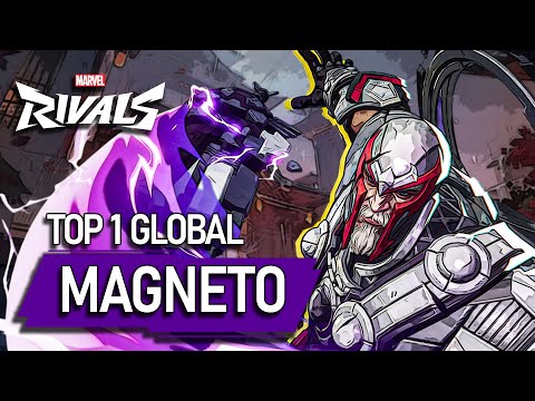 Видео: TOP #1 GLOBAL MAGNETO ! khаzаn - MARVEL RIVALS PRO