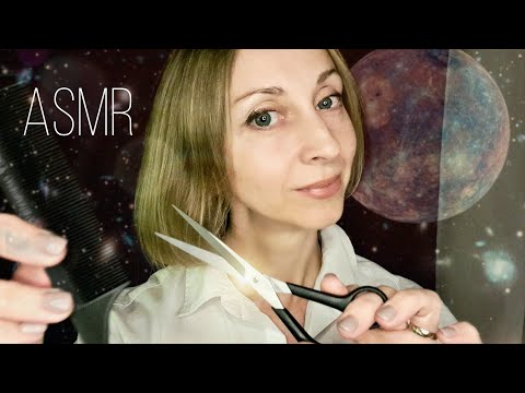 Видео: АСМР освежающая стрижка 💇✂️долгое расчёсывание 😌 ролевая игра💤уход за волосами💆ASMR hairdresser 🙌