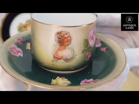 Видео: История фарфора Кузнецов и обзор изящных чайных пар Братьев Кузнецовых, Гарднер