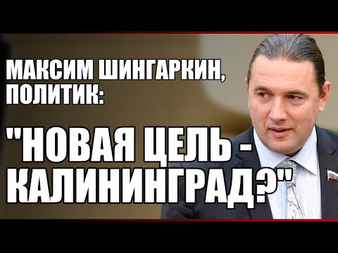 Видео: Максим Шингаркин, политик: "Новая цель - Калининград?"