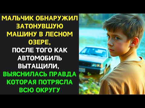 Видео: Мальчик нашёл ЗАТОНУВШУЮ машину в озере, и раскрытая ПРАВДА ПОТРЯСЛА всю округу