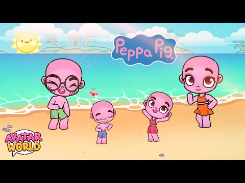 Видео: 🐷 СВИНКА ПЕППА В AVATAR WORLD | НА ПЛЯЖЕ 🏖️