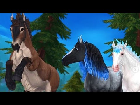 Видео: Появление Дикой лошади Юрвика Star stable online