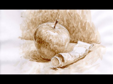 Видео: Эфир Гризайль Натюрморта