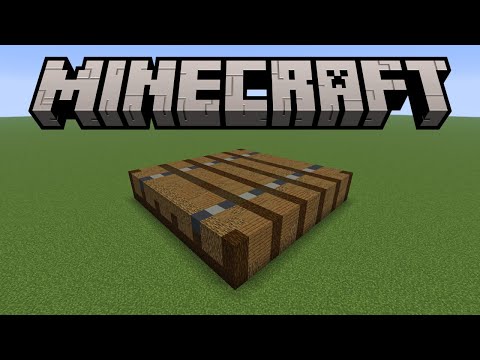 Видео: Как построить гигантский еловый люк в Minecraft
