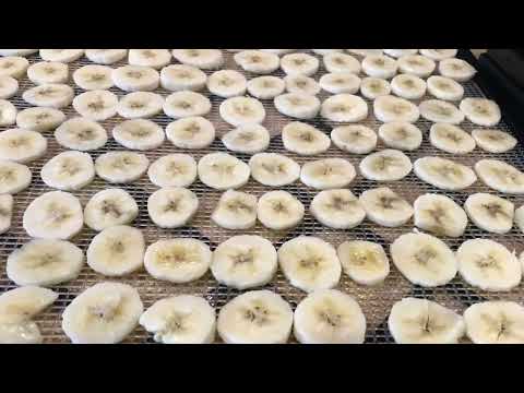 Видео: Обезвоживание бананов