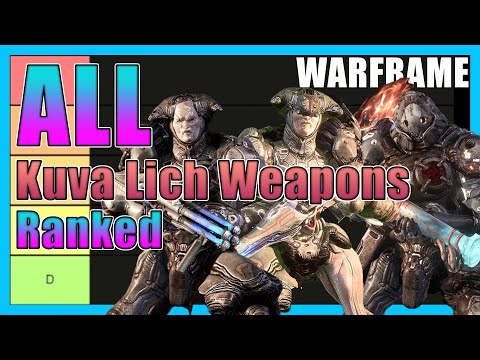 Видео: Все оружия Кува-Лича по рейтингу — Список уровней — Warframe