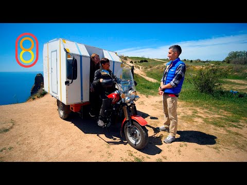 Видео: Дом на колесах из МОТОЦИКЛА: 125000 рублей!