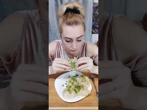 Видео: Мукбанг манты 