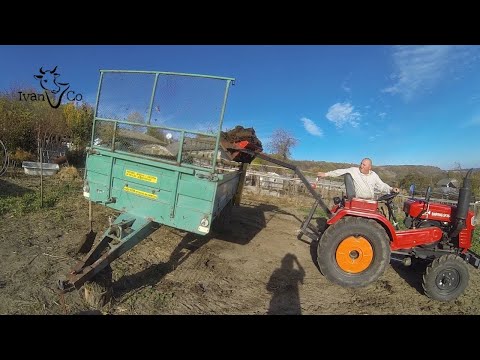 Видео: Навантажувач на задню навіску & Shifeng SF-354 VS Гноєрозкидач РОУ 2.5т AGROMET WARFAMA.