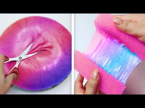 Видео: Самое удовлетворяющее видео слизи ASMR | Релаксирующая странно удовлетворяющая слизь 2019 | 485