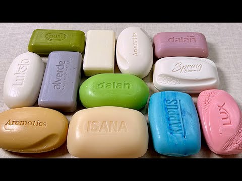 Видео: ASMR soap cutting 🧡 Резка мыла АСМР