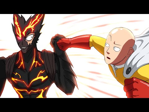 Видео: САЙТАМА против ГАРОУ | ПОЛНЫЙ БОЙ из Манги Ванпанчмен